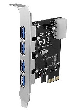 כרטיס הרחבה GolD Touch PCI EXPRESS Card - USB3.0 4Port