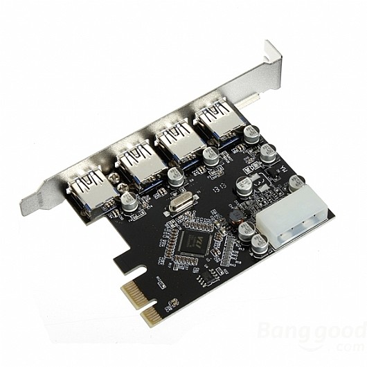����� ����� GolD Touch PCI EXPRESS Card - USB3.0 4Port
