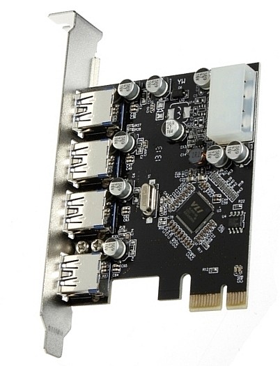 ����� ����� GolD Touch PCI EXPRESS Card - USB3.0 4Port