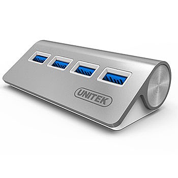  ���� Unitek USB3.0 4-Port Aluminium Hub Y-3186