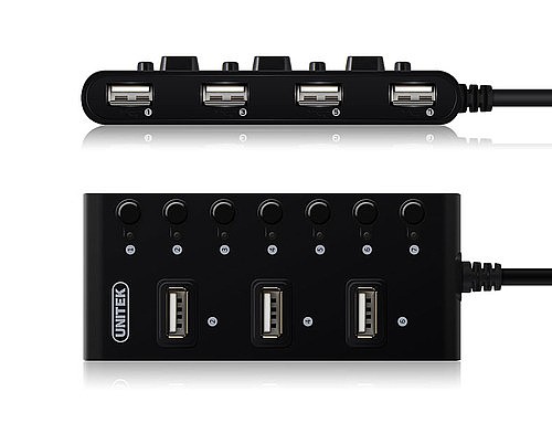 ���� 7 ���� USB2 UNITEK Y-2167   