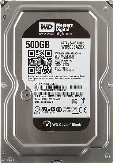 ���� ���� ����� Western Digital WD5003AZEX 500GB