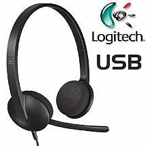 אוזניות חוטיות Logitec H340 אוזניות חוטיות Logitec H340