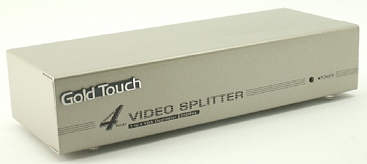 Gold Touch  4 Ports Video Splitter  