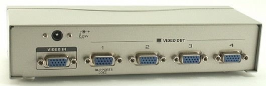 Gold Touch  4 Ports Video Splitter  