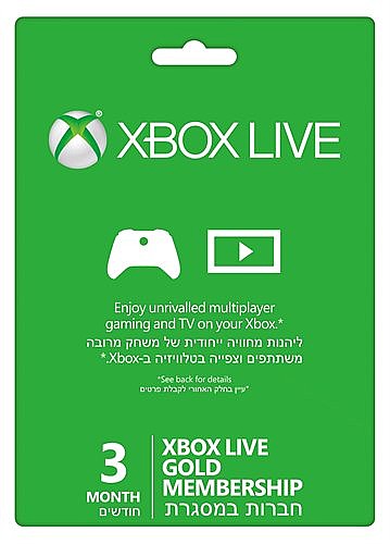 ���� 3 ���� XBOX LIVE GOLD