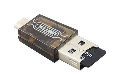 ���� ������� UNITEK USB2.0 Micro SD Card Reader with OTG Function Y-2212