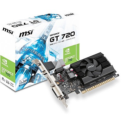 כרטיס מסך MSI NVIDIA GT720 N720-2GD3LP ₪3,294