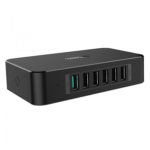 ���� UNITEK Y-P535 60W 6 PROT USB SMART CHARGING STATION
