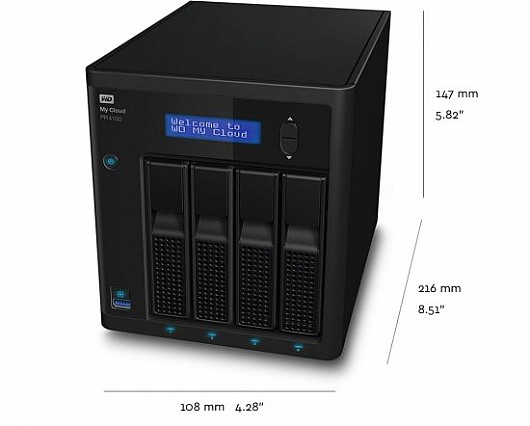 ��� WD MY CLOUD PR4100 NAS WDBNFA0000NBK