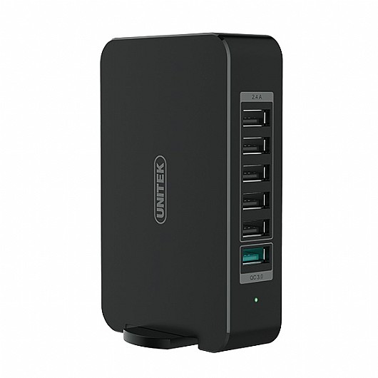 ���� Unitek 60W 6-Port USB Smart Charging Station) Y-535