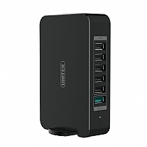 ���� Unitek 60W 6-Port USB Smart Charging Station) Y-535