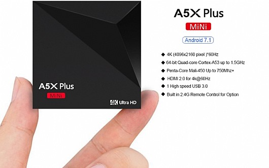 ������ A5X Plus Mini TV Box with Android 7.1