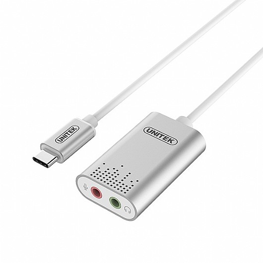 ���� ����� UNITEK USB Type-C to Stereo Audio Y-248