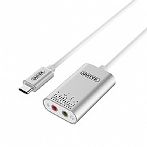 ���� ����� UNITEK USB Type-C to Stereo Audio Y-248