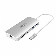 ���� ������� UNITEK USB3.0 Type-C Aluminium Multi-Port Hub Y-9115