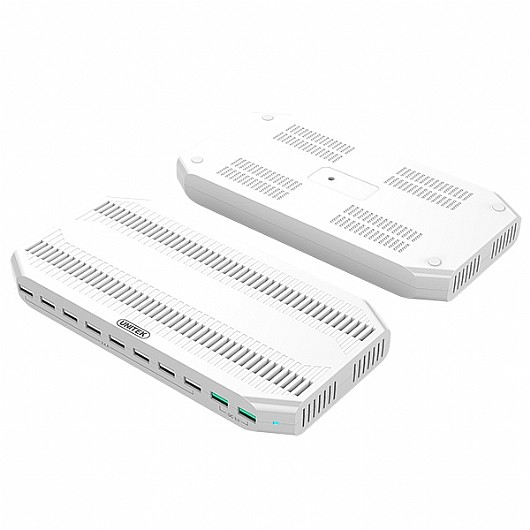 ���� ����� UNITEK 96W 10-Port USB Smart Charging Station Y-2190A