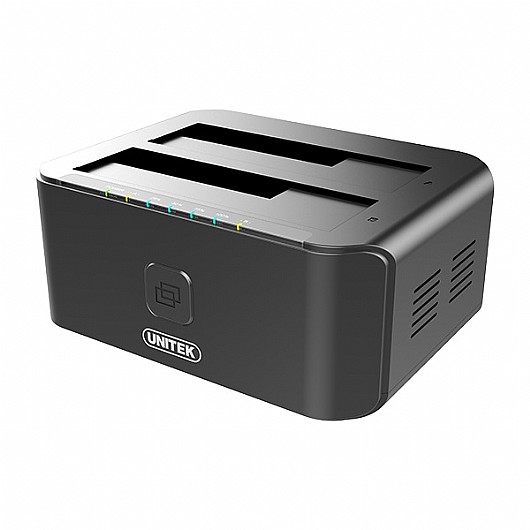 ���� ����� ������ 2 ������ ������  UNITEK USB3.0 TO Dual SATA 6G Docking Station Y-3032