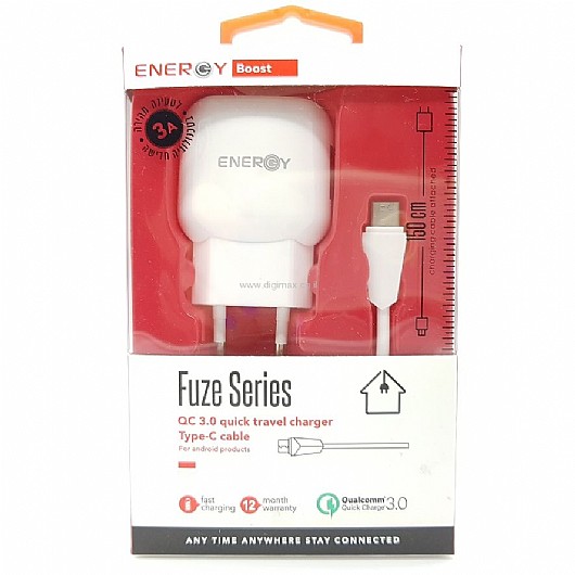 ���� ����� ���� QUICK CHARGE 5V 3A USB TYPE C 