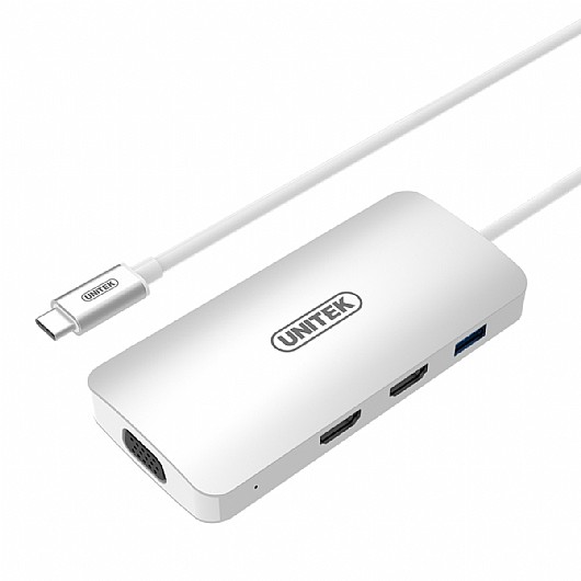 ���� UNITEK USB3.1 Type-C Aluminium Multi-Port Hub Y-9116