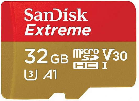 ����� ������ SanDisk Extreme SDSQXAF-032G 32GB Micro SD ������