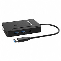 ���� ����� ST-LAB ST-U-1030 USB 3.0 Mini Dock HDMI + LAN + Hub
