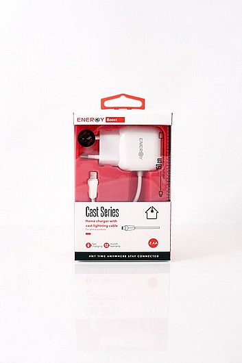 ���� ����� energy cast home charger 2.4a micro usb
