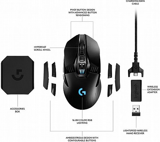 ����� ������ LogiTech G903 ������