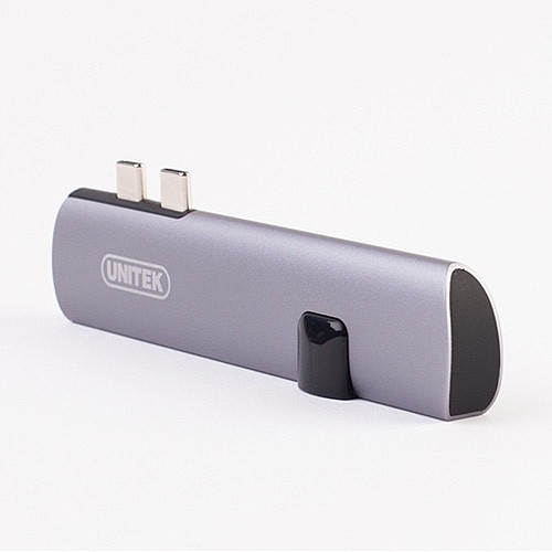 ���� UNITEK Ultra Slim Dual Type-C Multi-Port Hub
