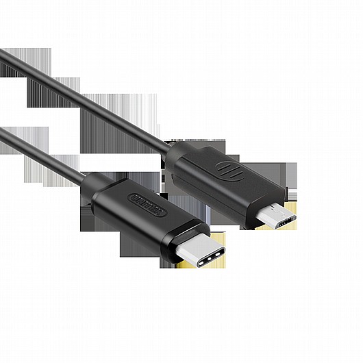 ��� UNITEK USB2.0 USB-C (M) to Micro USB (M) Cable Y-C473BK