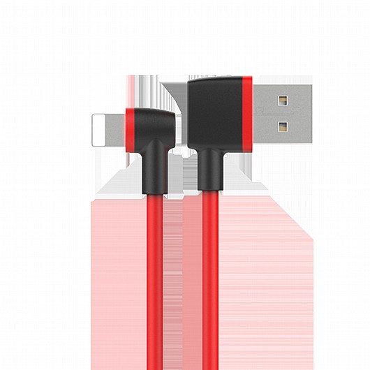��� UNITEK L-Shape USB Lightning Cable C4047RD