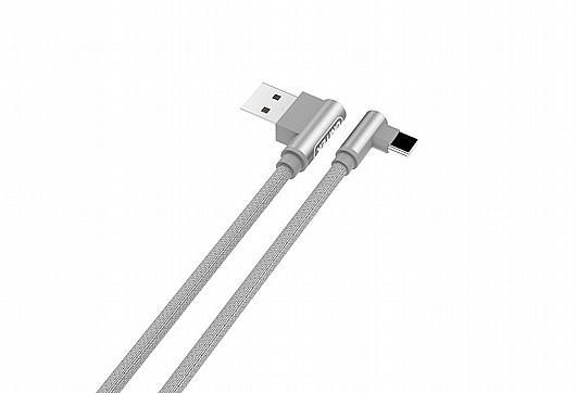 ��� UNITEK Aluminum L-Shape USB to Type-C Cable C14057GY