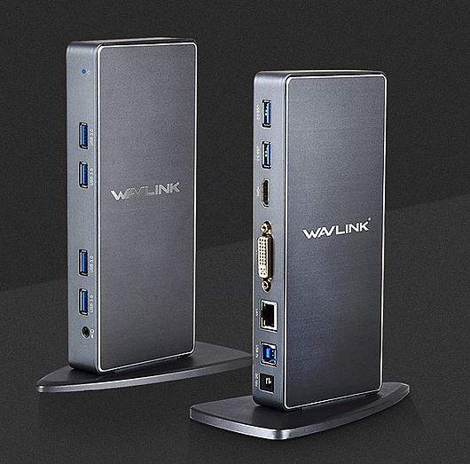 ���� ����� ���������� ����� ���� Wavlink USB3.0 HDMI & DVI Dual-Monitor & Type C