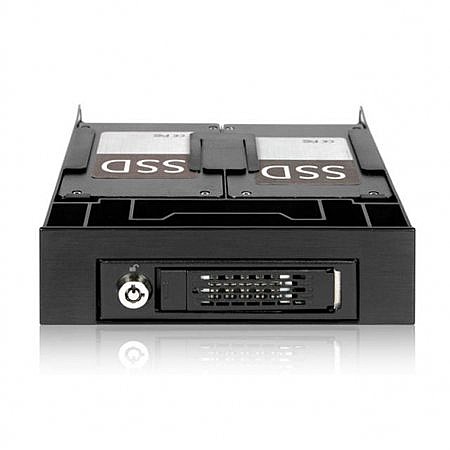 ����� ������ ����� ����� ���� ICY DOCK FLEX-FIT Trio MB343 2 x 2.5� HDD/SSD to 5.25