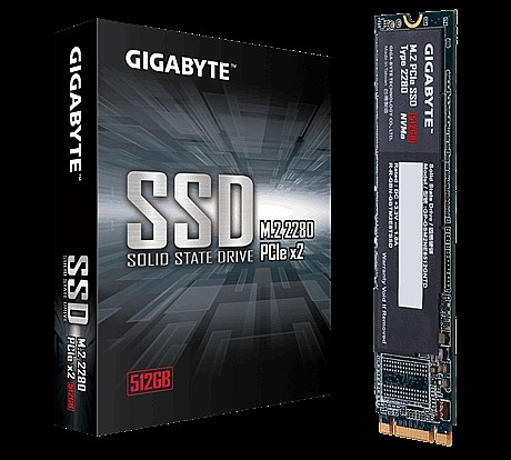 ���� SSD ����� GIGABYTE M.2 PCIe SSD 512GB GP-GSM2NE8512GNTD