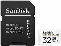 כרטיס זיכרון SanDisk High Endurance Micro SDHC UHS-I SDSQQNR-032G - נפח 32GB כרטיס זיכרון SanDisk High Endurance Micro SDHC UHS-I SDSQQNR-032G - נפח 32GB