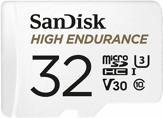 ����� ������ SanDisk High Endurance Micro SDHC UHS-I SDSQQNR-032G - ��� 32GB