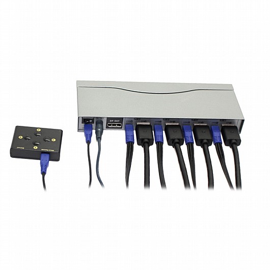 ����� ����� Gold Touch 4 port Displayport KVM Switch KVM-DP-4