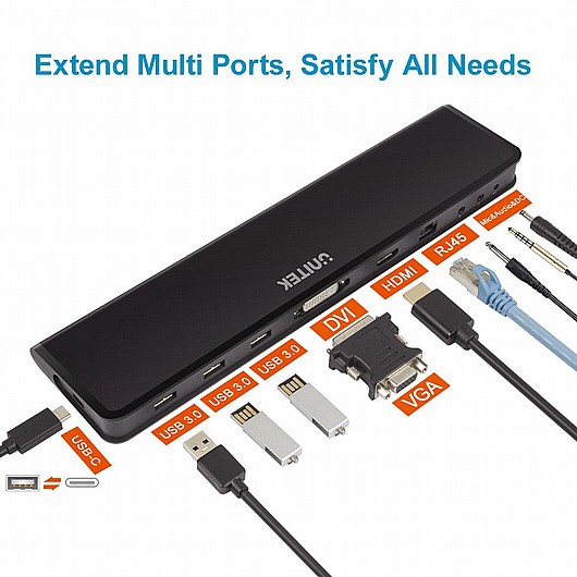 ���� ����� ����� ���� UNITEK Universal Docking Station USB3.0 Y-D001A