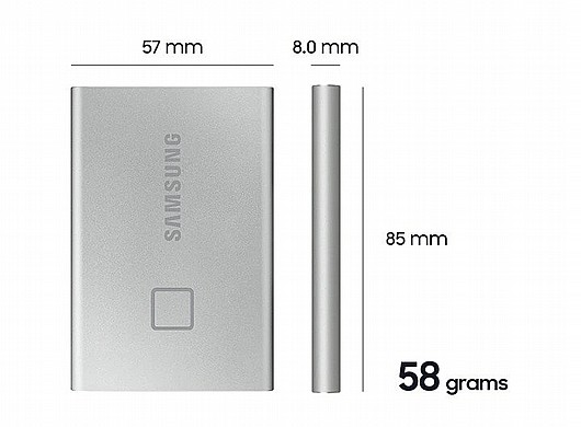 ���� SSD ������ SAMSUNG PORTABLE SSD T7 MU-PC2TOS 2TB ������