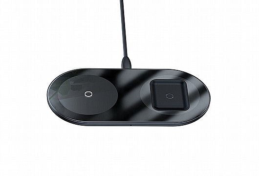 ���� ������ Baseus Simple 2in1 Wireless Charger Black