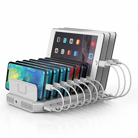 ���� ����� Unitek Y-2172 10-port USB 2.4A