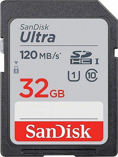 ����� ������ SanDisk 32GB Ultra SDHC SDSDUN4-032G-GN6ING