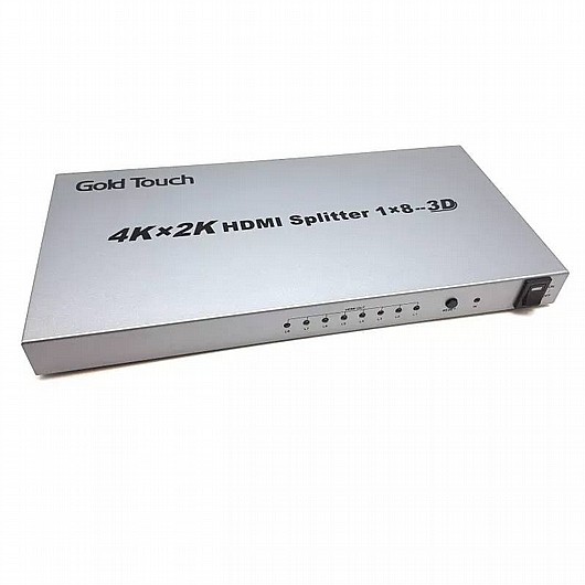 ���� Gold Touch 4K HDMI Splitter 8Ports HDMI-4K-S8