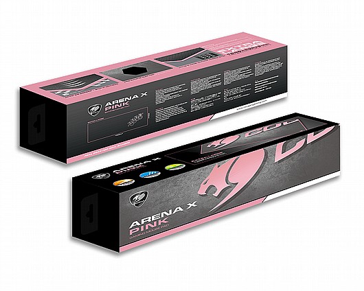 ���� ����� COUGAR Pink Gaming Mouse Pad - ARENA-X-PK