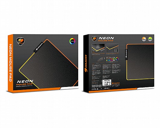 ���� ����� COUGAR RGB Gaming Mouse Pad - NEON 