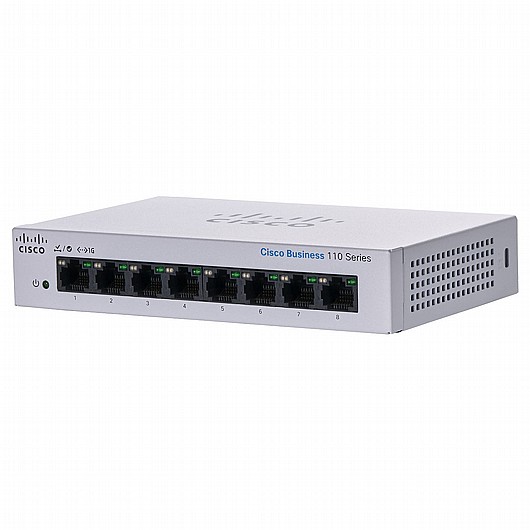 ���� ���/���� Cisco 8-Port Gigabit Unmanaged CBS110-8T-D-EU