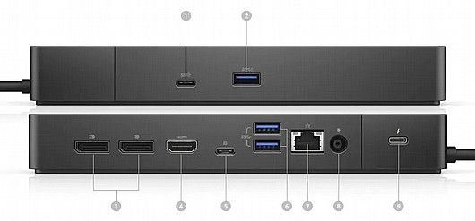 ���� ����� Dell Thunderbolt Dock WD19TBS 180W