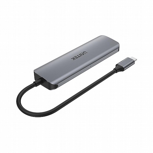 ���� ����� ���� uHUB P5+ 6-in-1 USB-C Hub with HDMI and Dual Card Reader H1107F