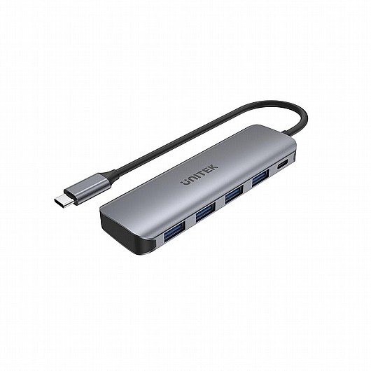 ���� ����� ���� uHUB P5+ 5-in-1 USB-C Hub with 100W Power Delivery H1107B